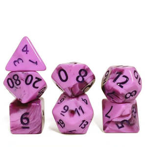Dice: Berry Blitz - 7 Piece Polyhedral Dice Set + Dice Bag