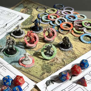 Dungeons And Dragons: Portable RPG Condition Rings - 24 Conditions & Spells