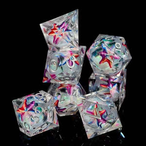Dice: Sea of Stars - Liquid Core Handcrafted Dice Set