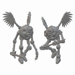 Monodrones | BeaMini Unpainted RPG Miniatures