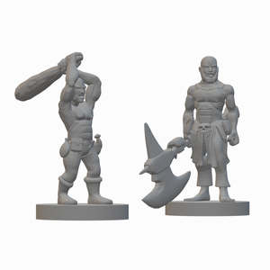 Miniatures: Halfling Barbarians Wave 2 | BeaMini Unpainted RPG Miniatures
