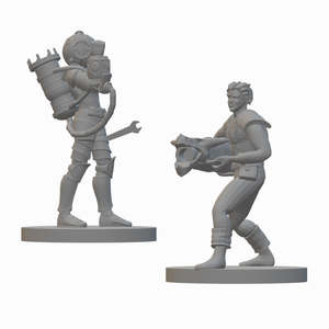 Human Artificer (Wave 2) | BeaMini Unpainted RPG Miniatures