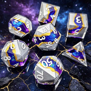 Dice: Treasure Fissure - Handcrafted Dice Set