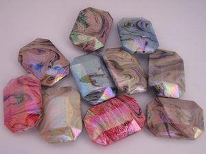 Products: 10 rectangles mixed colours Beadzone