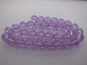 Products: Purple faceted beads 1 Strand Beadzone