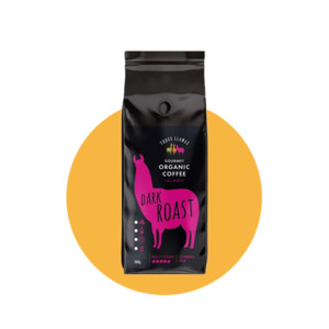 Products: Three Llamas Organic Dark Roast - Bean Merchant