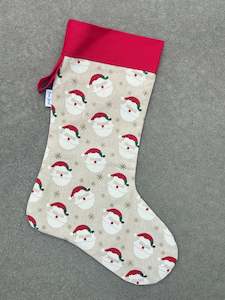 Christmas Stockings - Santa with Red Top