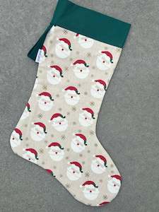 Christmas Stockings - Santa with Green Top