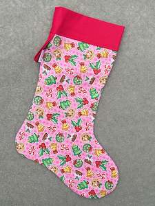 Christmas Stockings - Christmas Pudding with Red Top