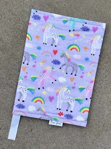 Plunket Book Covers: Plunket Book Covers - Unicorns and Rainbows - LAST ONE