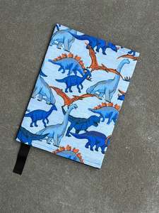 Plunket Book Covers: Plunket Book Covers - Blue Dinos