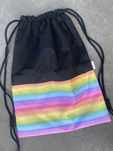 Rainbow: Deluxe Swim Bag - Rainbow Stripe