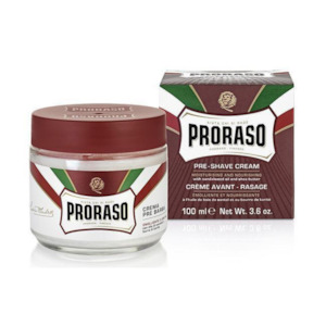 Proraso Pre-Shave Cream Nourish Tub Sandalwood & Shea Butter 100ml