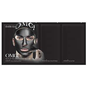 OMG 3 in 1 Man in Black Peeling Mask