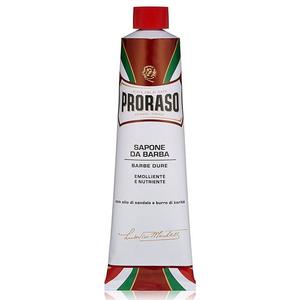 Shaving Soap: Proraso Shaving Cream Tube Nourish Sandalwood & Shea Butter 150ml