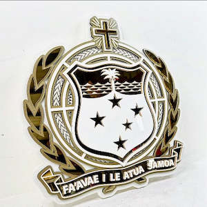 SAMOA SILA - White & Gold mirror