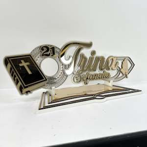 Religious Key: BC1- Bible and Praying hands key