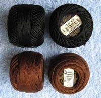 Threads: Dmc pearl 8