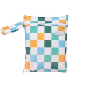 Medium Wet Bags: Medium Wet Bag | Retro Checkerboard
