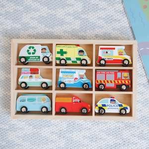 Wooden Car Set