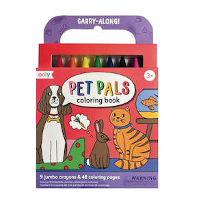 Carry Along Colouring Book & Crayon Set | Pet Pals