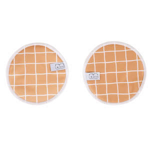 Gingernut Gingham Breast Pads
