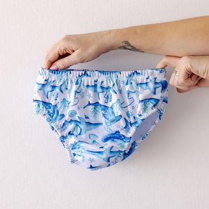 Super Sharks Large Swim Nappy