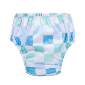 Coastal Checks Large Swim Nappy