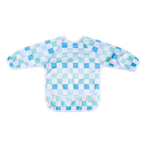 Bear Moo Bibs: Sleeved Bib | Coastal Checks