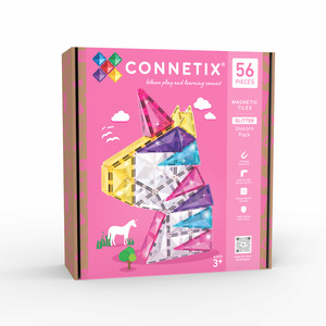 Creativity Activity Sets: CONNETIX | 56 Piece Glitter Unicorn Pack