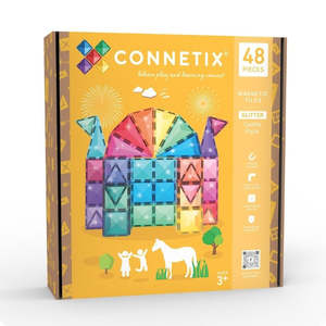 Creativity Activity Sets: CONNETIX | 48 Piece Castle Glitter Pack
