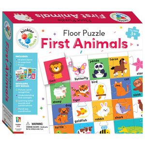 Building Blocks Floor Puzzle First Animals
