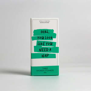 Body Bath Wellbeing: Shower Steamer 3 Pack | Girl, You Look Like You Need A Nap