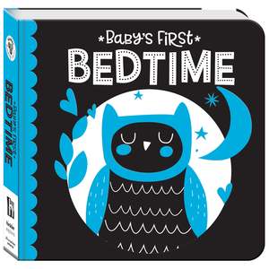 Baby’s First High Contrast Neon Board Book | Bedtime