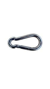 Products: Carabiner Clip - 100mm S/S 316 No Lock - Beauline
