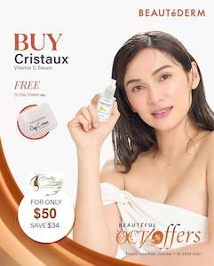 Blooming with Pride June Promo for Cristaux Vitamin C Serum Skin Energizing Serum 30ML