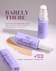 MARDI Cosmetics Barely There (3 in 1 Primer Concealer Foundation) 30ml