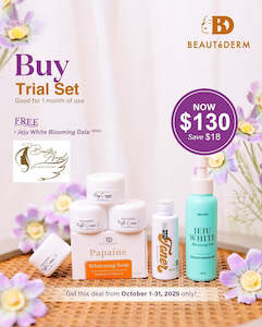 Beautederm Promotion: Your Year to Shine Promo for Beauté Set Trial Pack