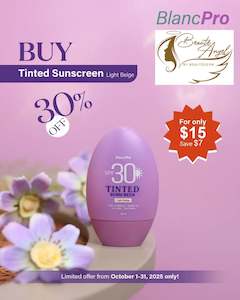 Blancpro Promotion: Octo-Glow Deal for BlancPro Tinted Sunscreen 50ml (light beige)