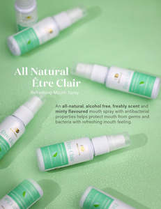 Au Naturel: Etre Clair Refreshing Mouth Spray (30ml) - CLEARANCE