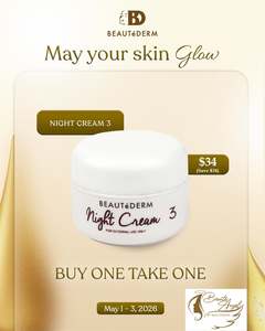 Beautederm Promotion: September Promo for Night Cream 3 (20g) B1T1