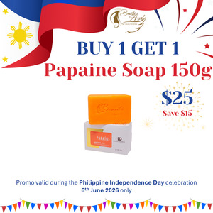 Fiestang Pinoy Promo for Papaine Whitening Soap 150g BOGO