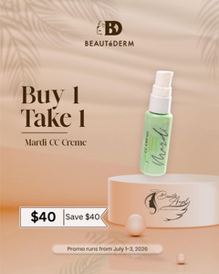 July Promo for MARDI CC Creme with SPF60 30ml (Beige) B1T1