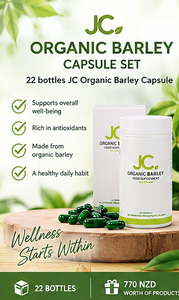 JC Organic Barley Capsule Set
