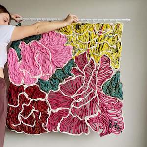 Wall Art: Giant Embroidery Commission | 1mt x 1mt