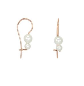 Jewellery: Simply Italian Two Pearl Earring on French Hook