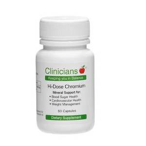 CLINICIANS HI-DOSE CHROMIUM 60 CAPSULES
