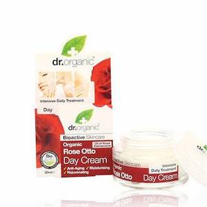 dr.organic ROSE OTTO DAY CREAM 50ML