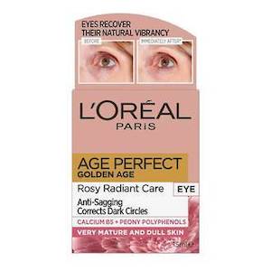 Face Moisturisers: L'OREAL PARIS AGE PERFECT DAY GOLDEN AGE EYE CREAM 15ML