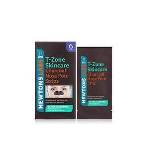Cleansers: T-ZONE CHARCOAL NOSE PORE STRIPS (6) - NEW